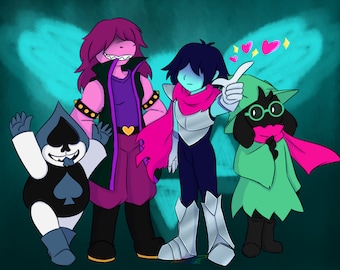 Deltarune Art Print: (8x11) Card Stock