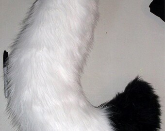 Handmade Faux Fur Jumbo Fox Tail: Costume Fursuit Accessory (READ DESCRIPTION!)