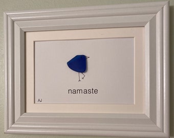 Namaste in Sea Glass 7 x 9