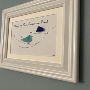 Framed Always my Aunt, Forever my Friend in Sea Glass 7 x 9 image 4