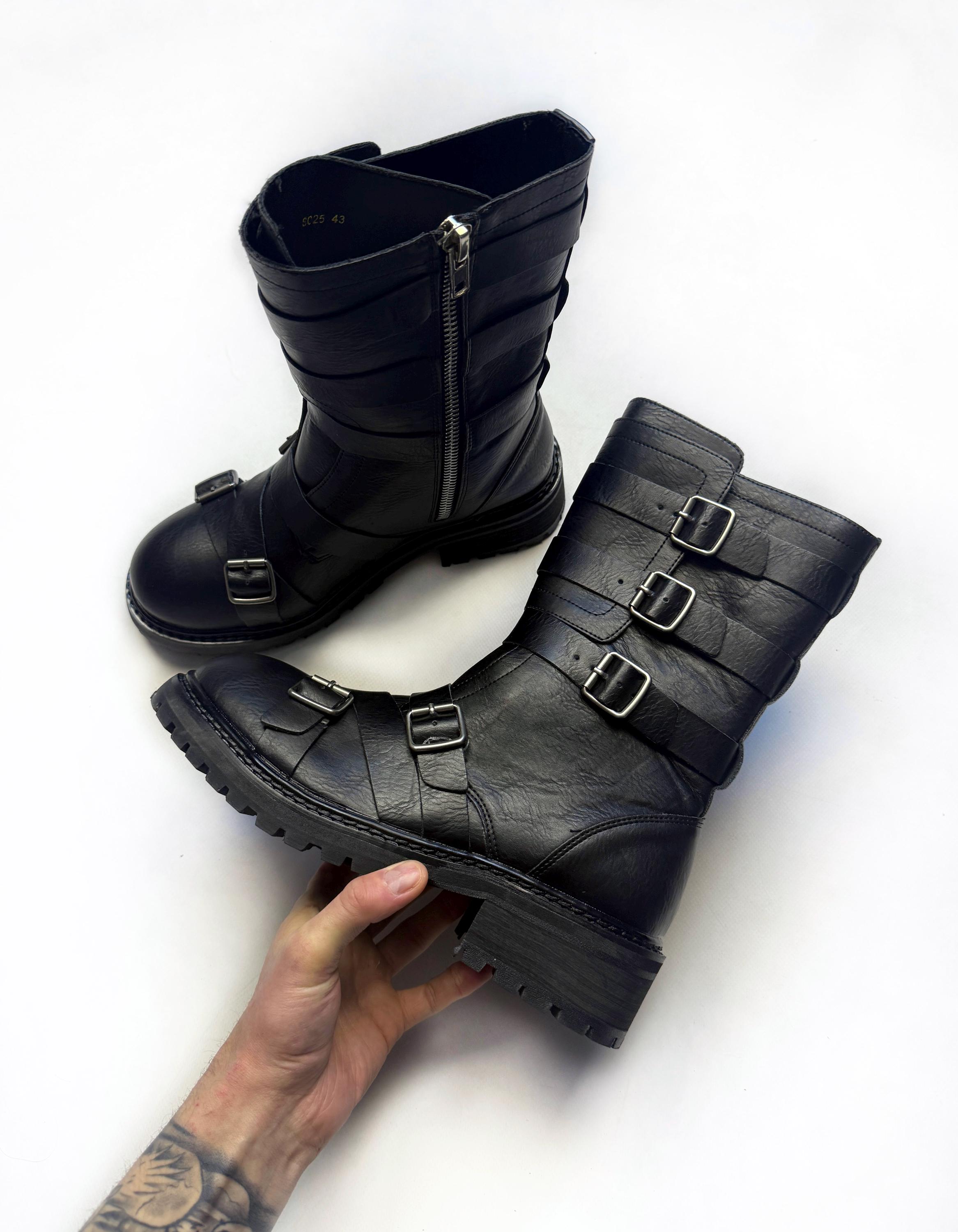 Y2k Moto Boots - Etsy