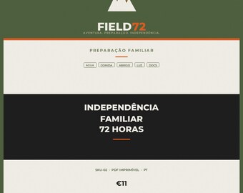 Checkliste Independência Familiar 72 Stunden PDF | Druckvorbereitung | Ficar em Casa e Mochila Saída