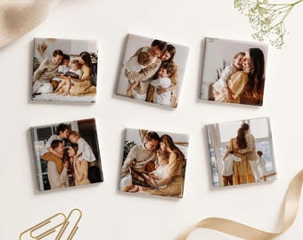 Personalised Photo Magnets | Custom Fridge Magnets | Family Photo Keepsake | Photo Gift Australia