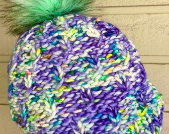 Oh, The Places You’ll Go Toque, Merino Wool Blend