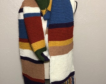 Doctor Who Tom Baker Scarf