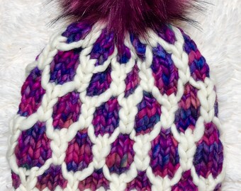 Looking-Glass Hat, 100% Merino Wool