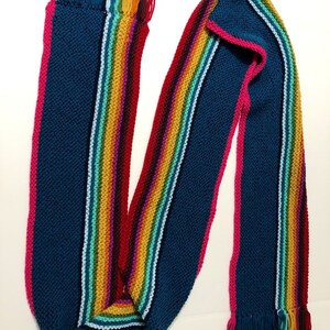 Thirteenth Doctor Scarf, Doctor Who-Inspired, Cosplay Accessory, Rainbow Stripes image 5