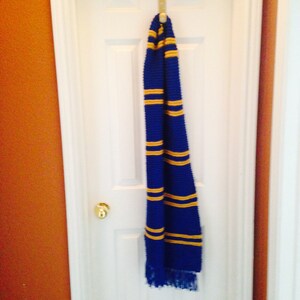 Wizarding Cosplay Scarf, Blue and Gold image 3