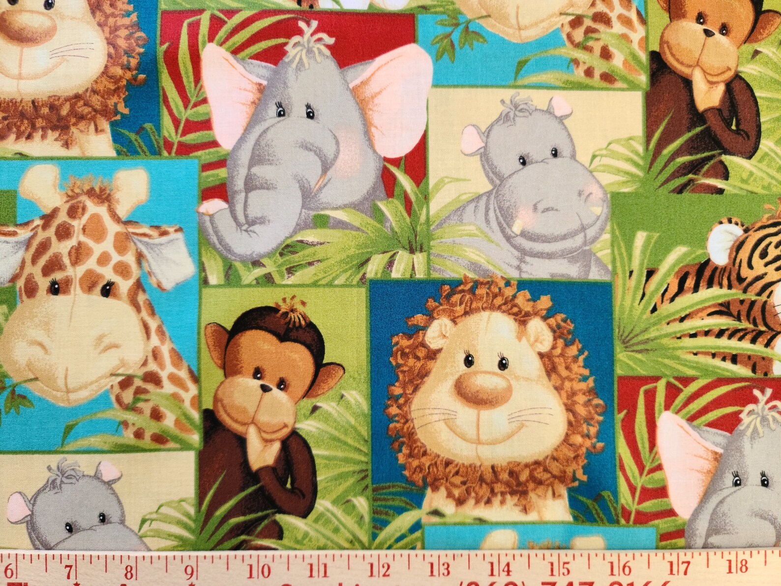 Jungle Babies from Patty Reed Designs for Fabric Traditions | Etsy