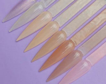 Lip Gloss Sheer Jelly Nude Basics | Glue/Press on Gel Nails