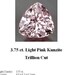 KUNZITE - Drop Dead Gorgeous 3.75 Carat Kunzite GemStone in a Stunning Trillion Cut...