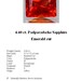 Synthetic Sapphire - Stunning 4.40 Carat Hot Orange/Padparadscha Emerald Cut Synthetic Sapphire...