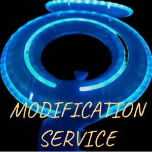 2010 and 2014 TRON Legacy Identity Disc Upgrade SERVICE: Sand, Paint, LED, and Effects (Bring Your Own Disc)