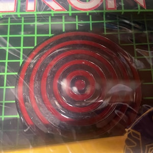 1982 TRON Red Disc Sark Dillinger Belt Buckle - Han Cholo Design