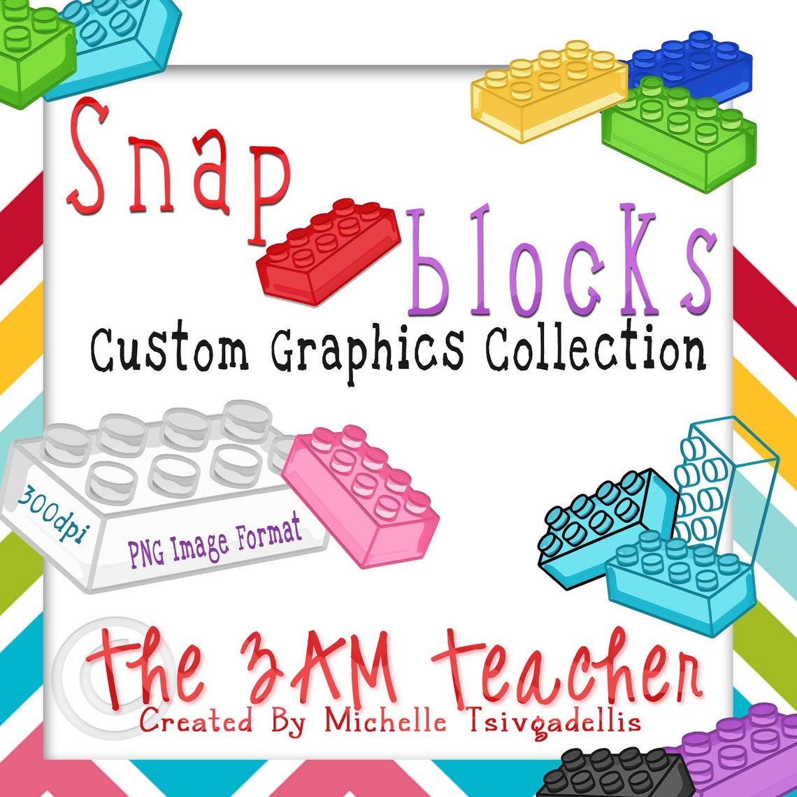 Snap Blocks Custom Graphics Collection | Etsy