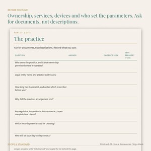 Medical Director Engagement File, Physician Supervision Log, Exit Record (PDF) image 3