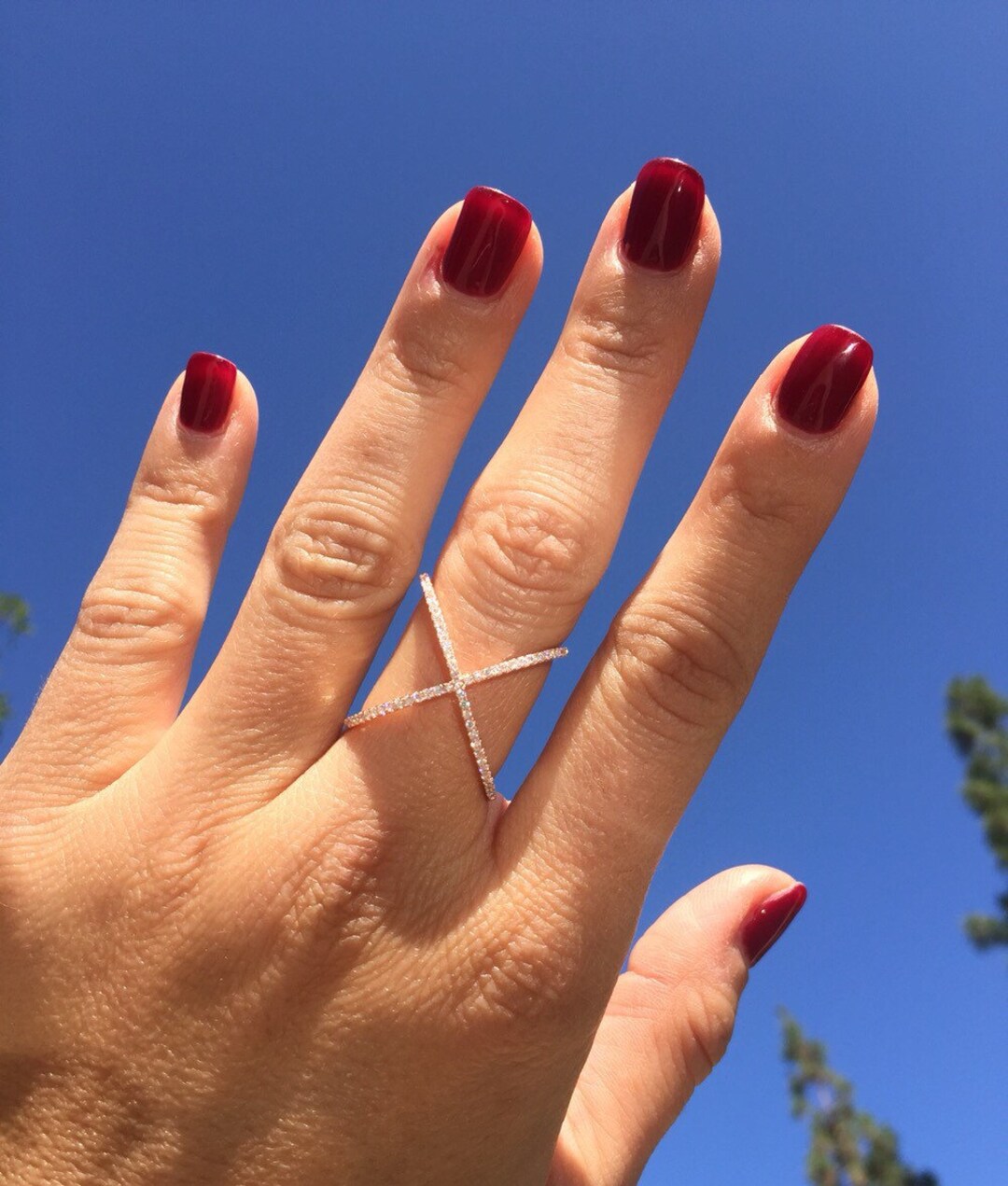 Criss Cross Ring Etsy