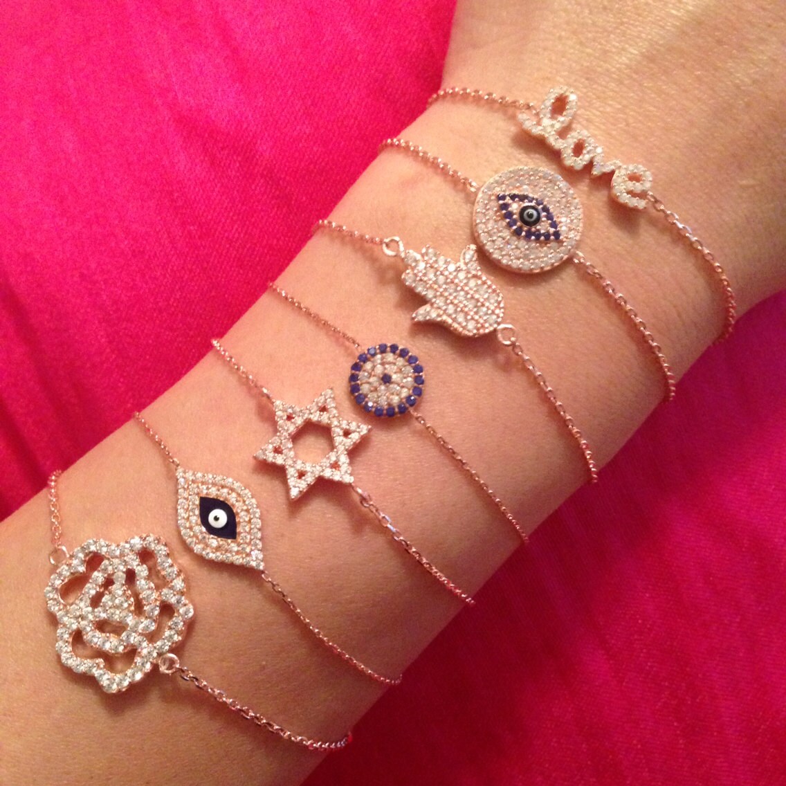 Star of David Bracelet Etsy