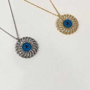 Swirl Eye Necklace