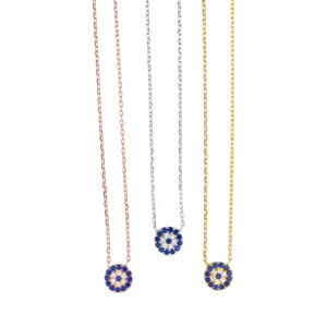 Mini Elegant Evil Eye Necklace