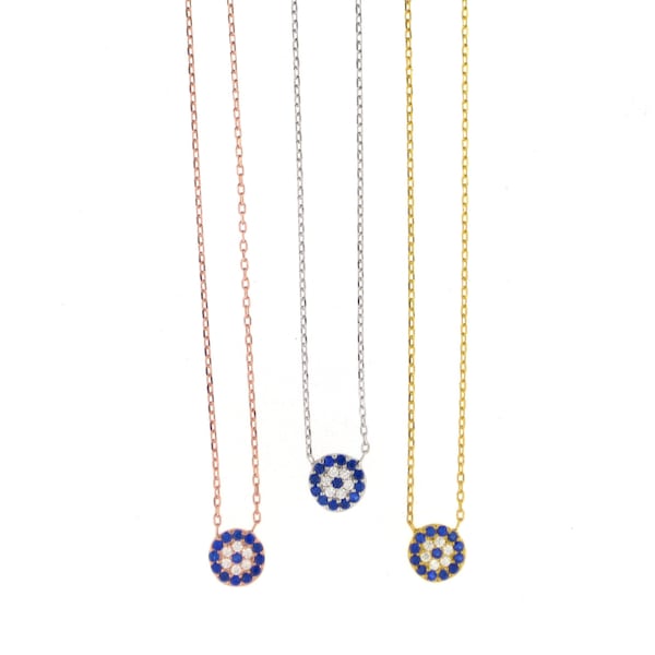 Mini Elegant Evil Eye Necklace