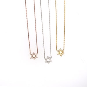 Mini Star of David Necklace