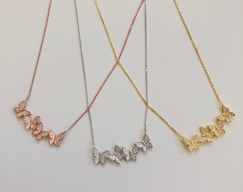 Mini Butterflies Necklace