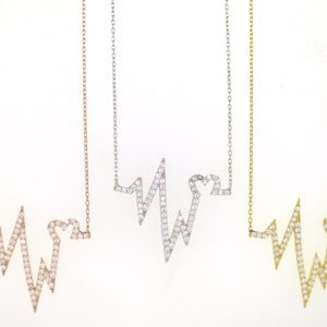 Gold Heartbeat Necklace