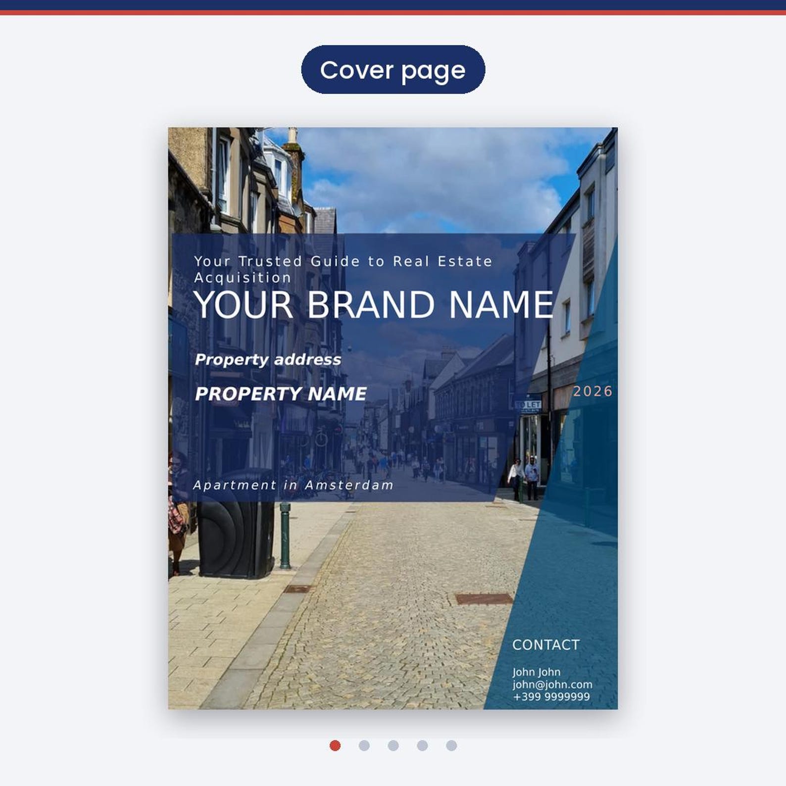 Editable Property Teaser Template | Real Estate Presentation ...