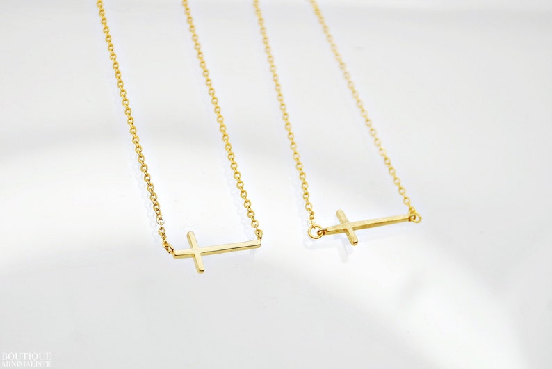 Horizontal Cross Bracelet