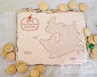 Pirate Party Treasure Map- Printable