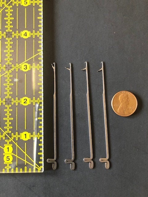 Tiny Latch Hook,Pulling Needle, tiny 3 inch hair tinsel tool