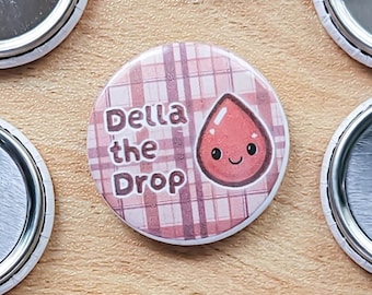 Pin de botón Kawaii de Flow Friends / Pin de insignia de 32 mm / Elige tu personaje