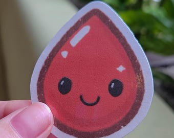 Paquete de pegatinas Flow Friends / Set de 4 pegatinas Kawaii / Pegatinas de vinilo troqueladas