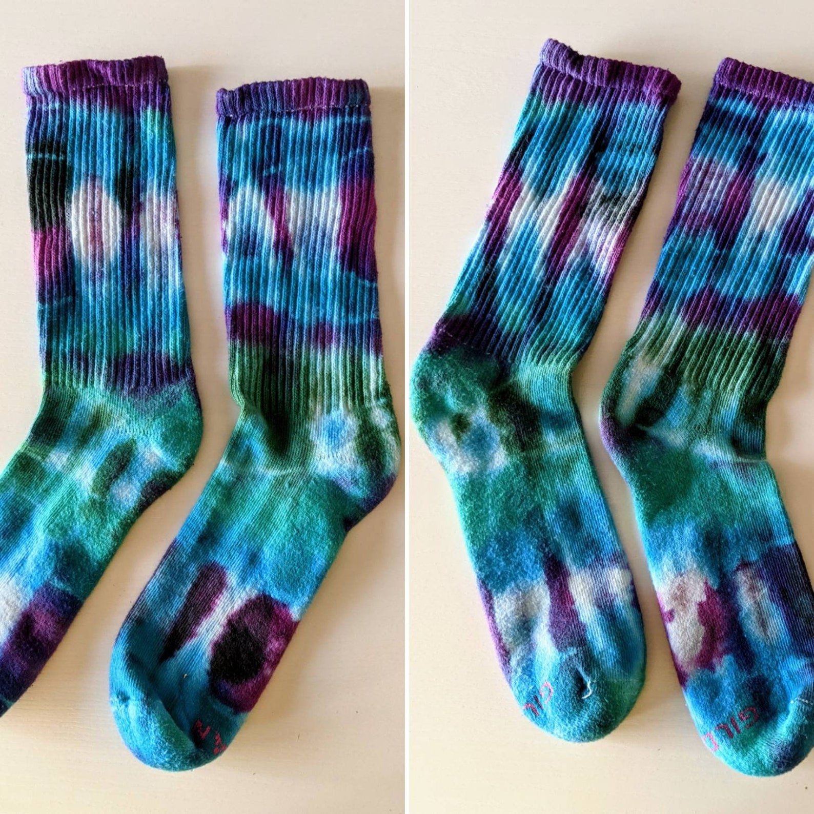 Tie Dye Socks Men's 9-12 Cotton Blend Socks Unique Tie | Etsy