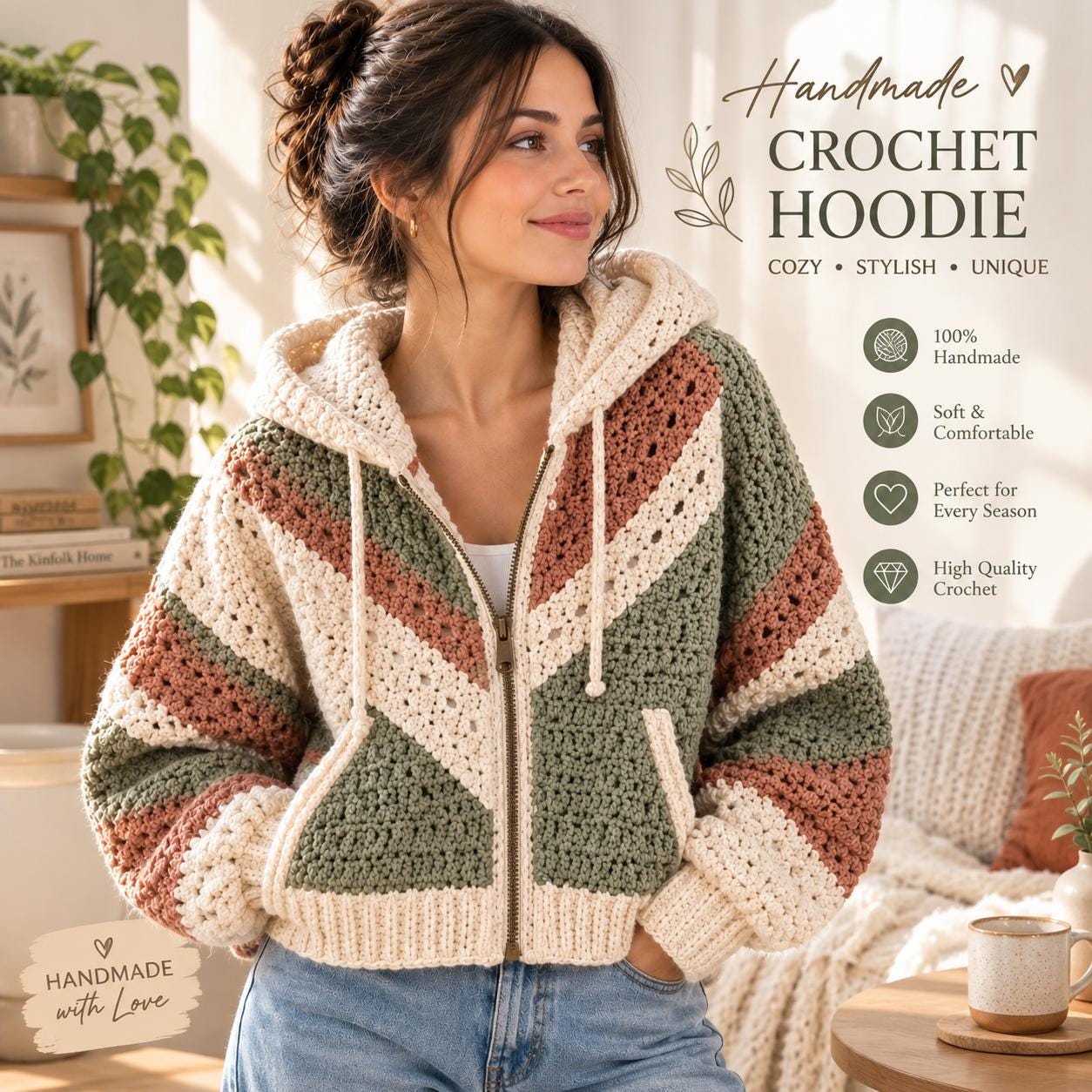 Diagonal Zip Jacket - Etsy