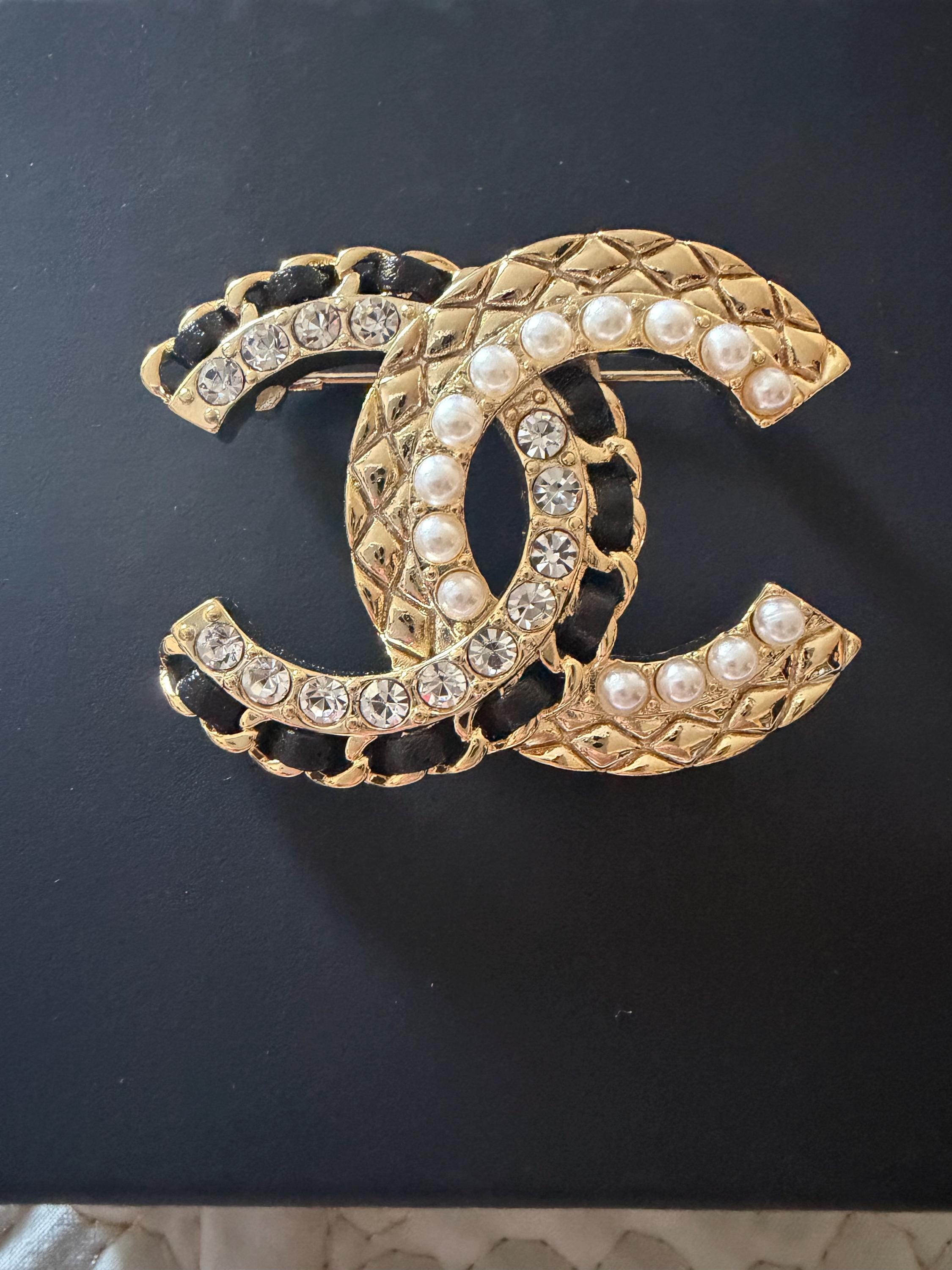 Chanel Pearl Brooch - Etsy