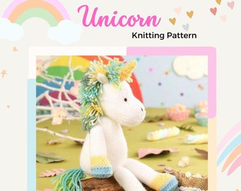 Unicorn knitting pattern PDF