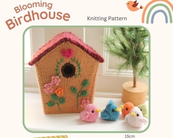 Birdhouse Knitting Pattern PDF