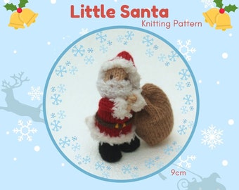 Little Santa knitting pattern PDF