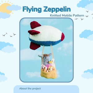 Flying Zeppelin Knitting Pattern PDF