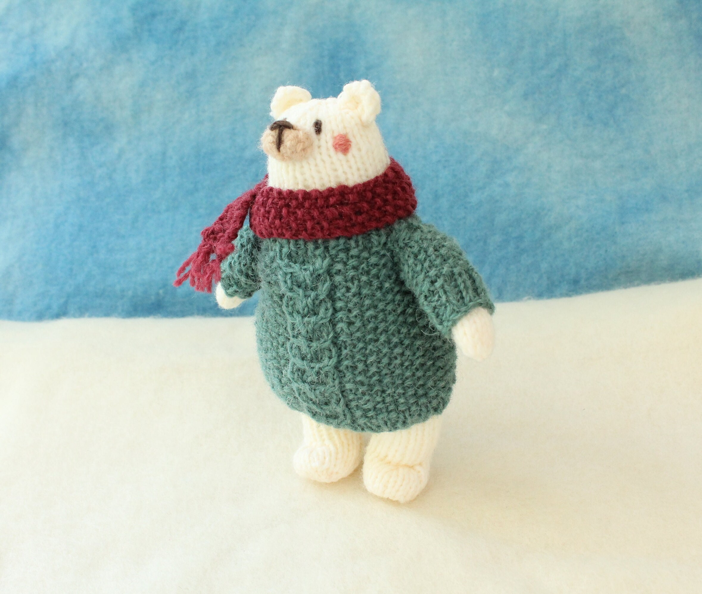 Kit Tricot Tricoter Pull: Guide Facile Pour Débutants En Tricot Tricot Ours En Peluche