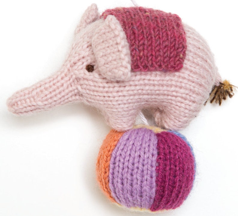 Elephant Mobile Knitting Pattern PDF image 3