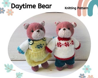 Modèle de tricot ours ours de jour PDF