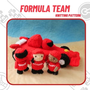 Formula Team Knitting Pattern PDF