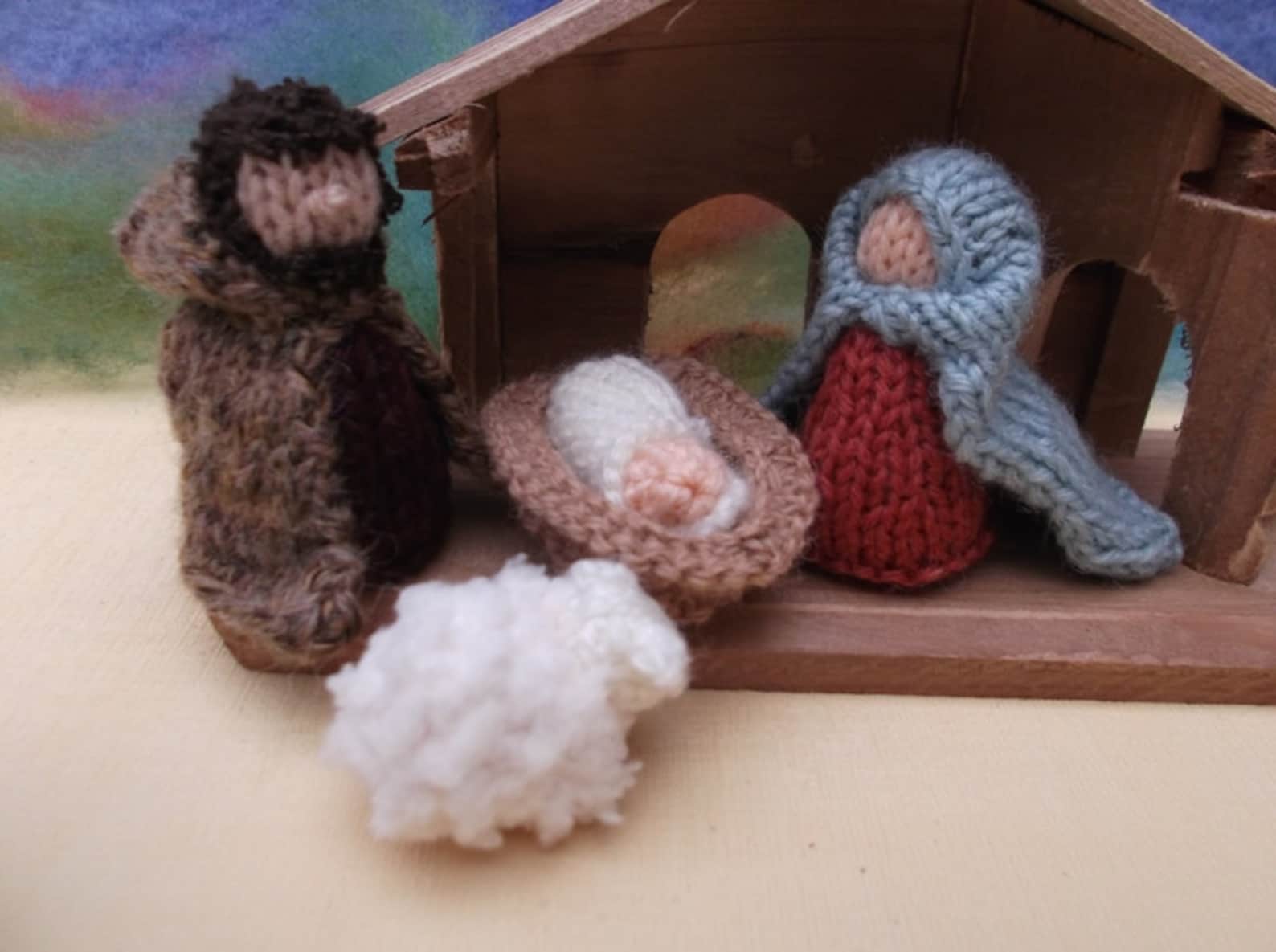 Mini Nativity Set Knitting Pattern PDF Etsy
