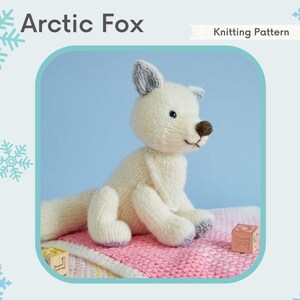 Patrón de tejido de zorro ártico en PDF