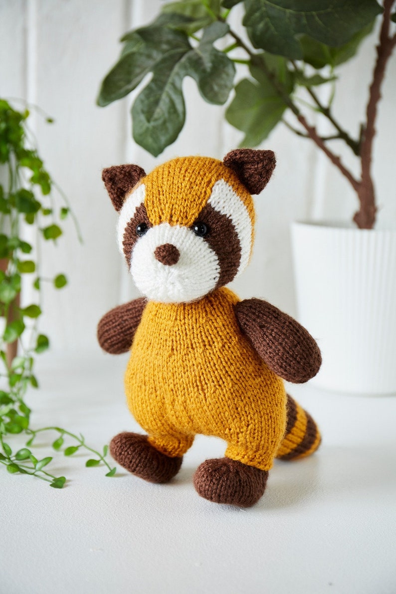 Red Panda Knitting Pattern PDF - Etsy