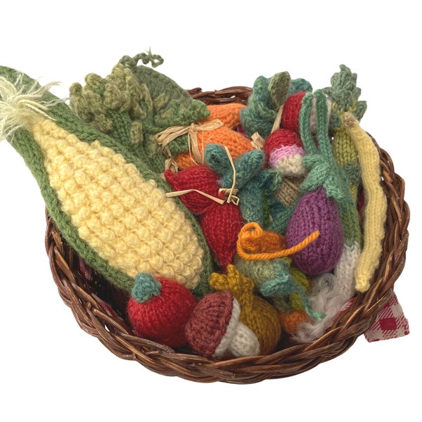 Knitted Vegetables Etsy UK