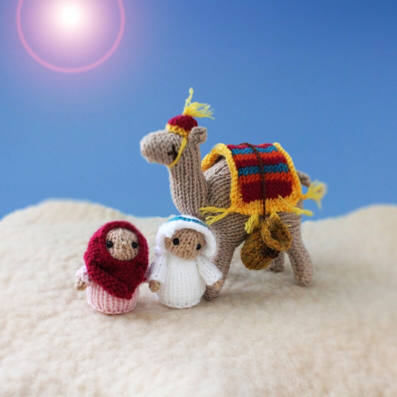Desert Travellers, Camel, and Children, Knitting Pattern PDF - Etsy